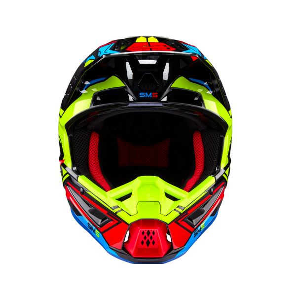 Alpinestars S-M5 Action 2 Black Yellow Fluo Bright Red