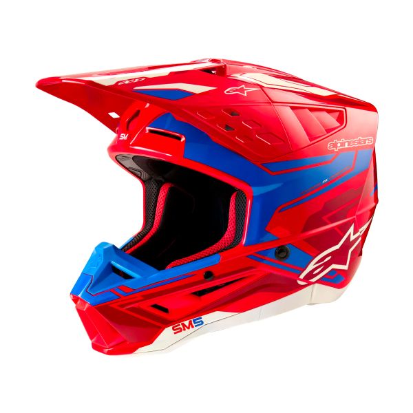 Motocross Alpinestars S-M5 Action 2 Bright Red Blue Motocross Alpinestars S-M5 Action 2 Bright Red Blue