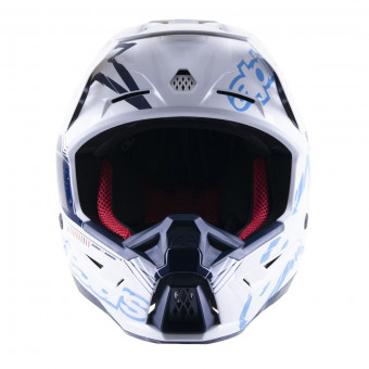 Alpinestars S-M5 Action White Cyan Dark Blue