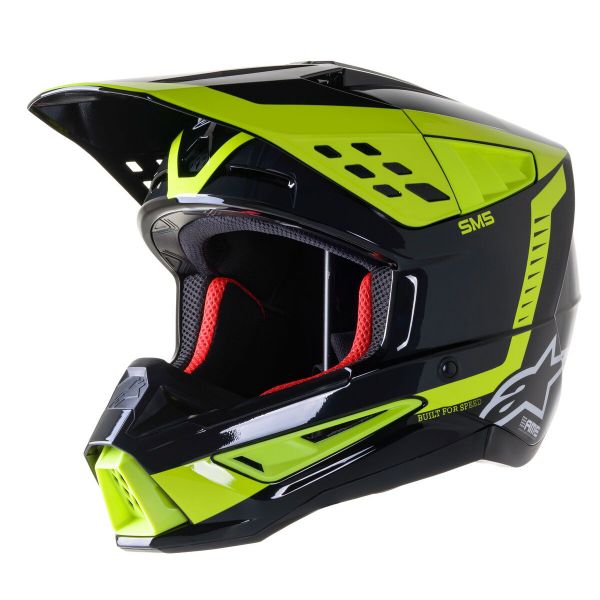 Motocross Alpinestars S-M5 Beam Black Anthracite Yellow Fluo