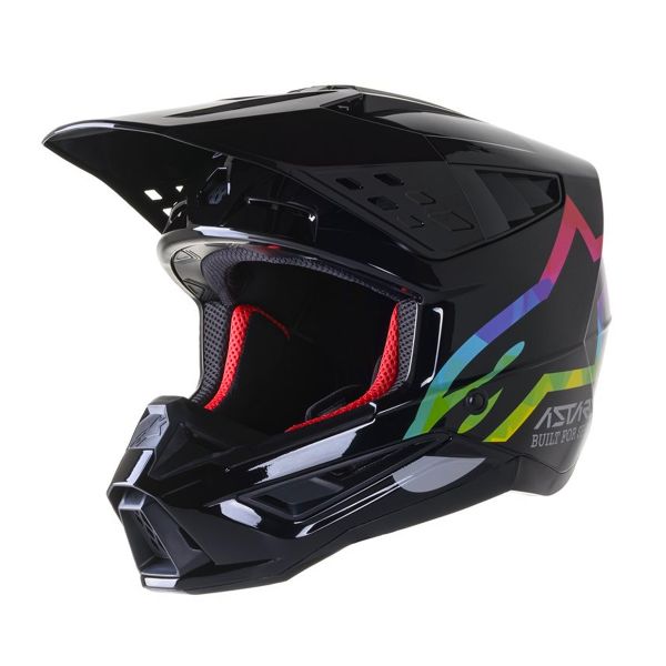 Motocross Alpinestars S-M5 Compass Black Silver Hue