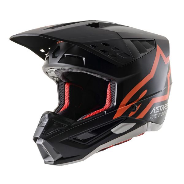 Motocross Alpinestars S-M5 Compass ECE Orange Fluo Matt