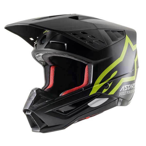 Motocross Alpinestars S-M5 Compass ECE Yellow Fluo Matt