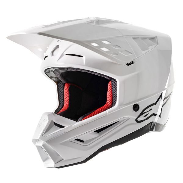 Motocross Alpinestars S-M5 ECE White Glossy