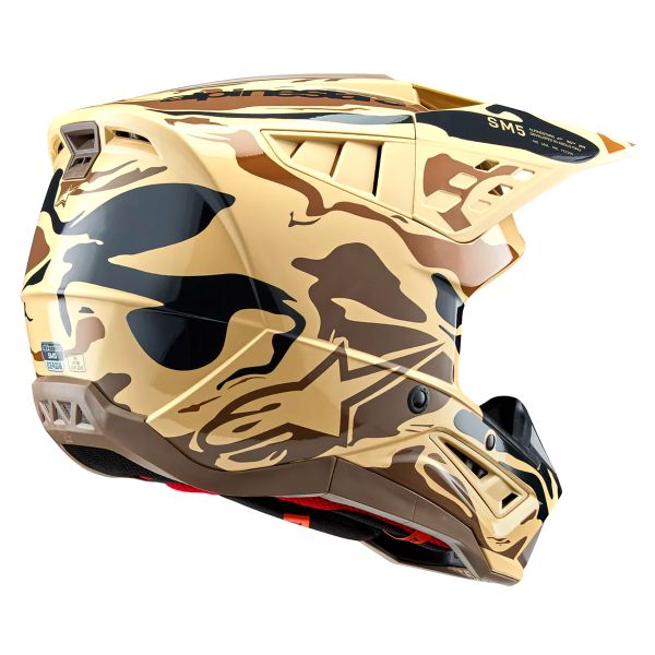 Alpinestars S-M5 Mineral Dark Brown Kangaroo Matt