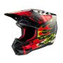 Casque Motocross Alpinestars S-M5 Rash Dark Grey Bright Red