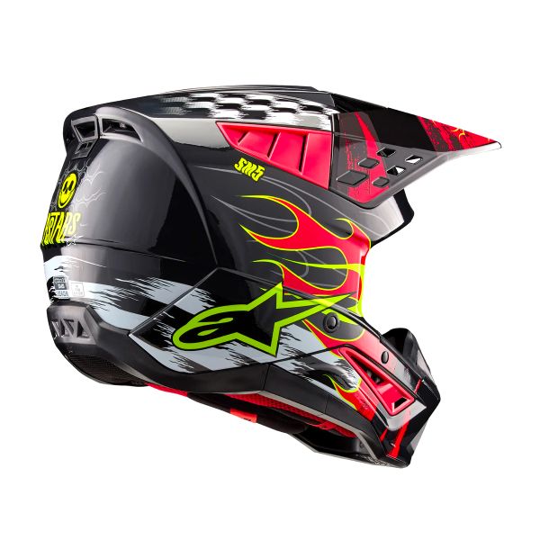Alpinestars S-M5 Rash Dark Grey Bright Red