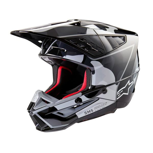 Motocross Alpinestars S-M5 Rover 2 Black Silver
