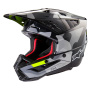Casque Motocross Alpinestars S-M5 Rover 2 Dark Grey Yellow Fluo