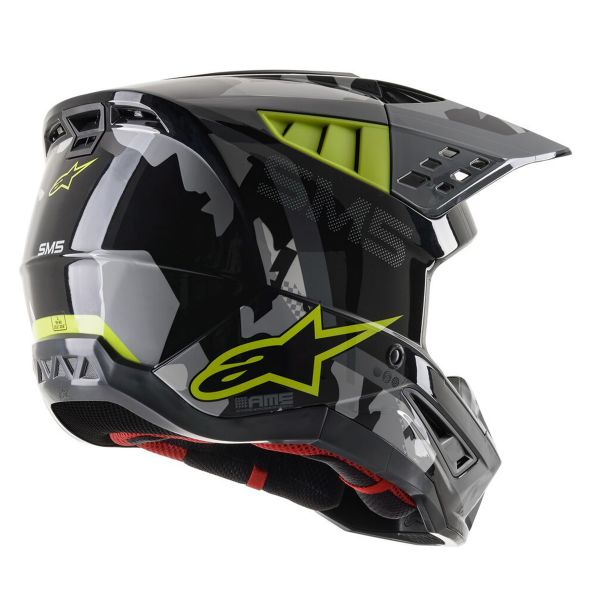 Alpinestars S-M5 Rover ECE Yellow Fluo Gray Camo