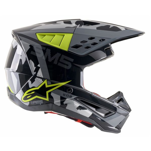 Alpinestars S-M5 Rover ECE Yellow Fluo Gray Camo