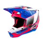 Casque Motocross Alpinestars S-M5 Sail White Diva Pink Enamel Blue