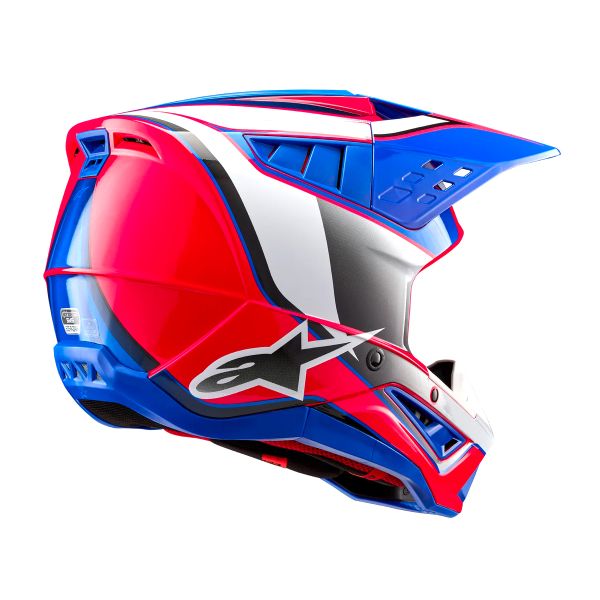 Alpinestars S-M5 Sail White Diva Pink Enamel Blue