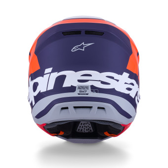 Alpinestars S-M7 Core Orange Blue Matt