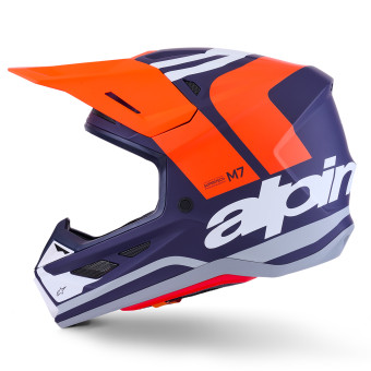 Alpinestars S-M7 Core Orange Blue Matt