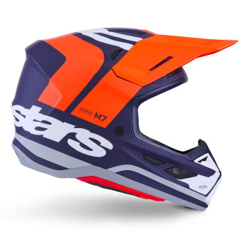 Alpinestars S-M7 Core Orange Blue Matt