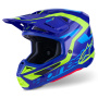 Casque Motocross Alpinestars S-M7 Deed Blue Yellow Fluo Glossy