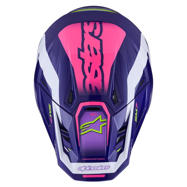 Alpinestars S-M7 Deed Purple Pink Glossy