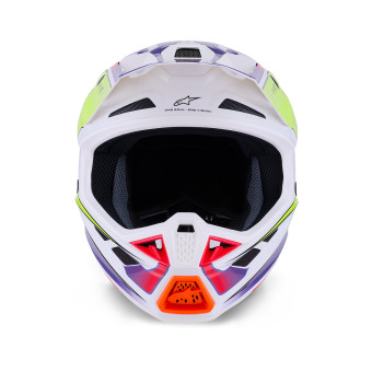 Alpinestars S-M7 Fuse Wh Yellow Fluo Purple Glossy