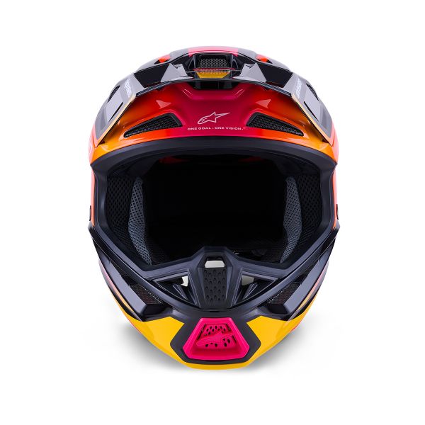 Alpinestars S-M7 Rise Black Yellow Pink Glossy