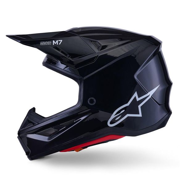 Alpinestars S-M7 Solid Black Glossy