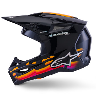 Alpinestars S-M7 Solid Black Glossy