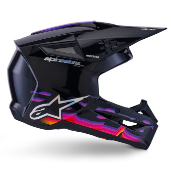 Alpinestars S-M7 Solid Black Glossy