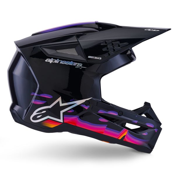 Alpinestars S-M7 Solid Black Glossy