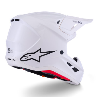 Alpinestars S-M7 Solid White Glossy