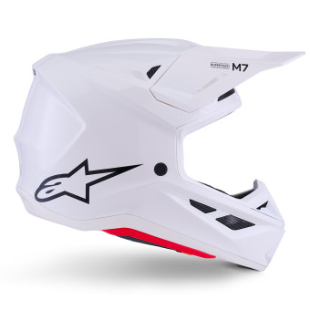 Alpinestars S-M7 Solid White Glossy