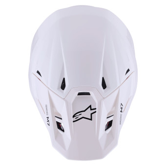 Alpinestars S-M7 Solid White Glossy