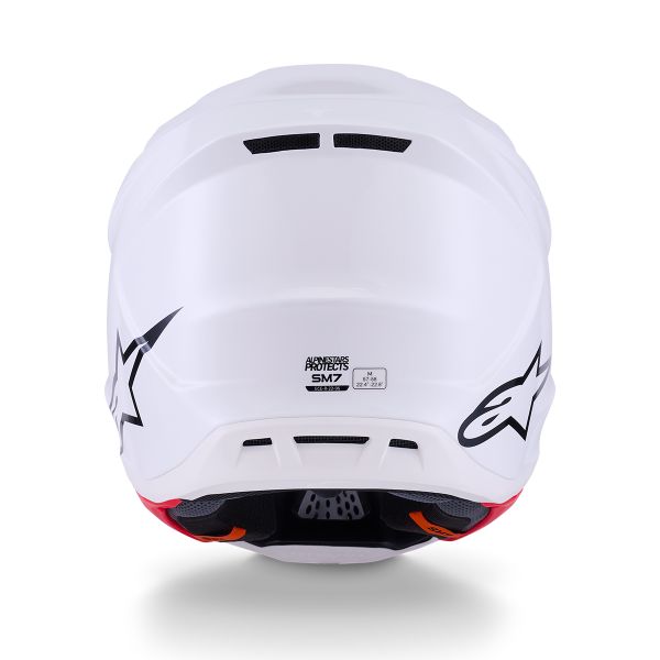Alpinestars S-M7 Solid White Glossy