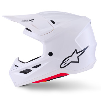 Alpinestars S-M7 Solid White Glossy