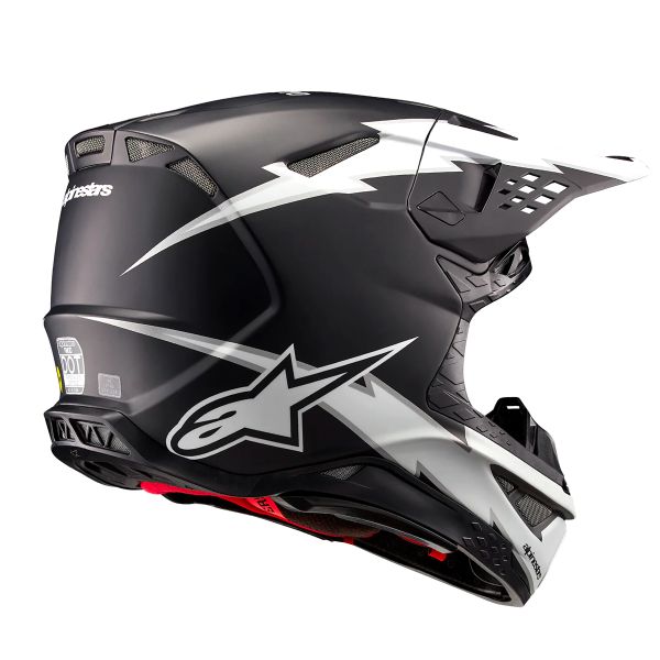 Alpinestars Supertech S-M10 Ampress Black White Matt