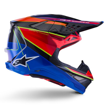 Alpinestars Supertech S-M10 Era Blue Red Yellow Fluo Glossy