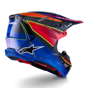 Alpinestars Supertech S-M10 Era Blue Red Yellow Fluo Glossy