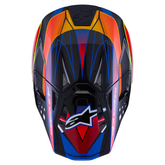 Alpinestars Supertech S-M10 Era Blue Red Yellow Fluo Glossy