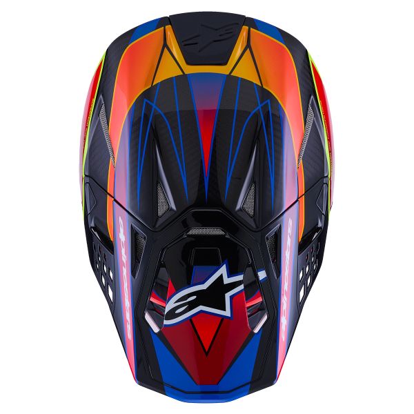 Alpinestars Supertech S-M10 Era Blue Red Yellow Fluo Glossy