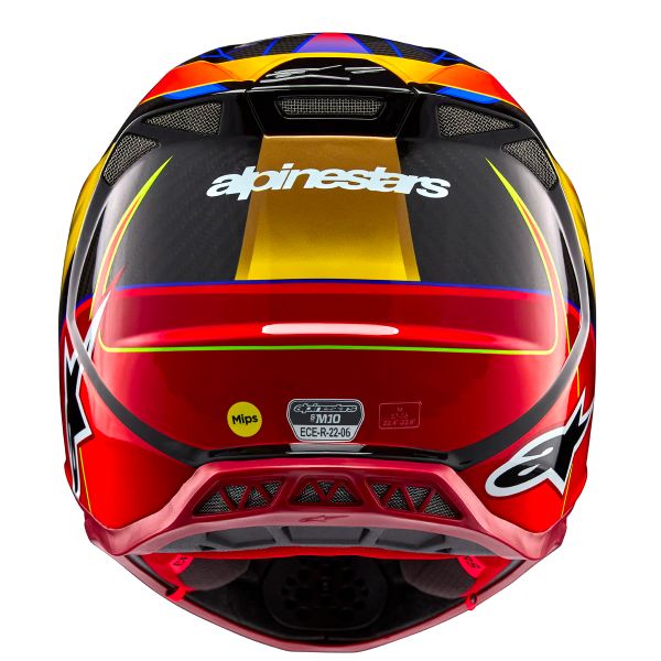 Alpinestars Supertech S-M10 Era Gold Yellow Rio Red