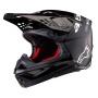 Casque Motocross Alpinestars Supertech S-M10 Flood Black Dark Grey