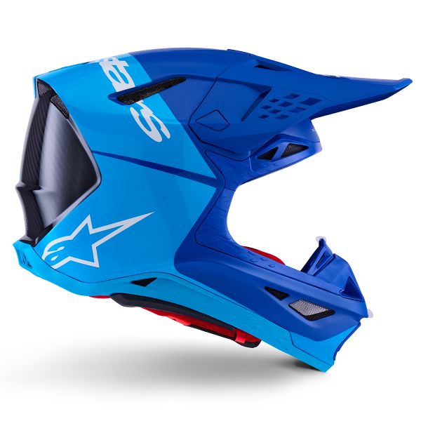 Alpinestars Supertech S-M10 Flood Met Blue Med Blue Blk Crb M&G