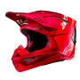 Casque Motocross Alpinestars Supertech S-M10 Flood Red Fluo Red