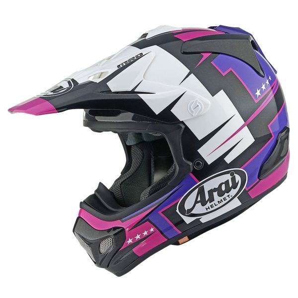 Motocross Arai MX-V Evo Battle Purple