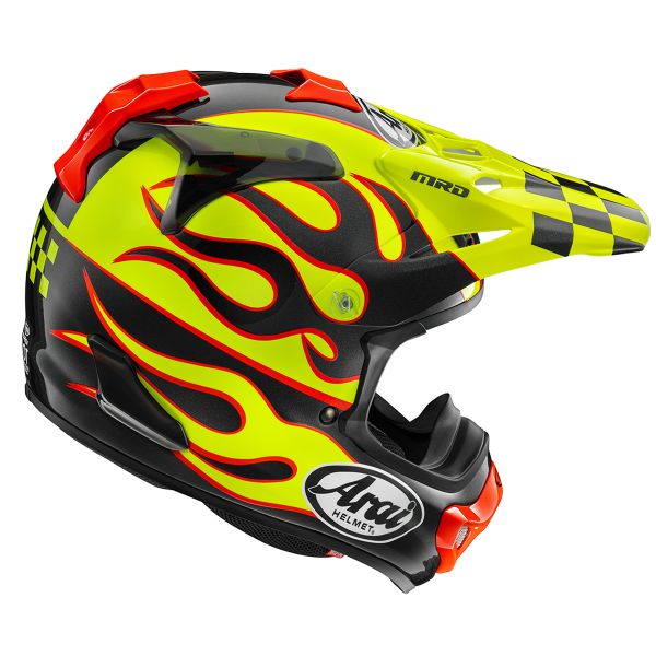 Arai MX-V Evo Flame Yellow