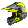 Casque Motocross Arai MX-V Evo Peak Yellow Grey Black