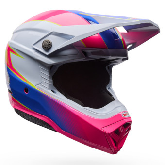 Casque Motocross Bell Moto-10 Mips Falcon White Pink Casque Motocross Bell Moto-10 Mips Falcon White Pink