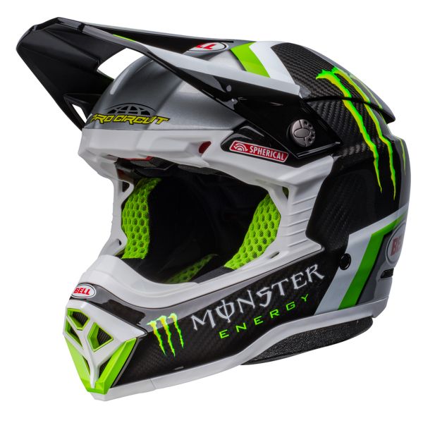 Motocross Bell Moto-10 Pro Circuit Replica 22 Black Green
