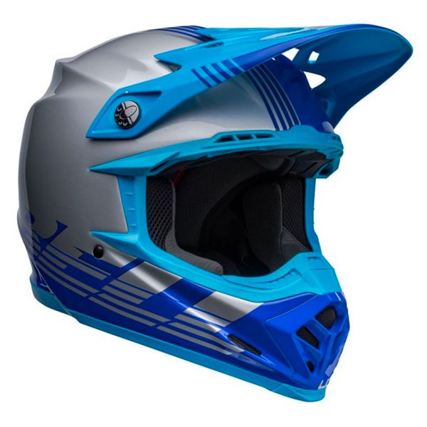 Bell Moto-9 Mips Louver Grey Blue