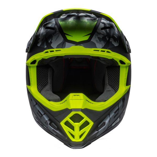 Bell Moto-9 Venom Black Camo Hi-Viz Yellow