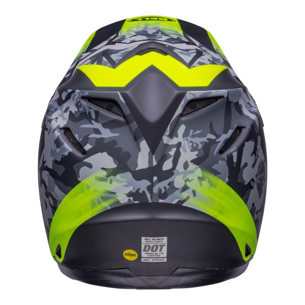 Bell Moto-9 Venom Black Camo Hi-Viz Yellow